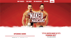 Desktop Screenshot of nakedmagicians.com